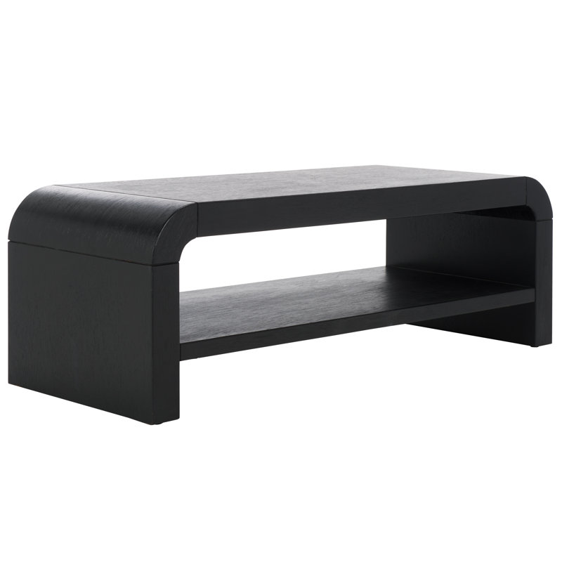 Atalanta 1 Shelf Coffee Table, Black