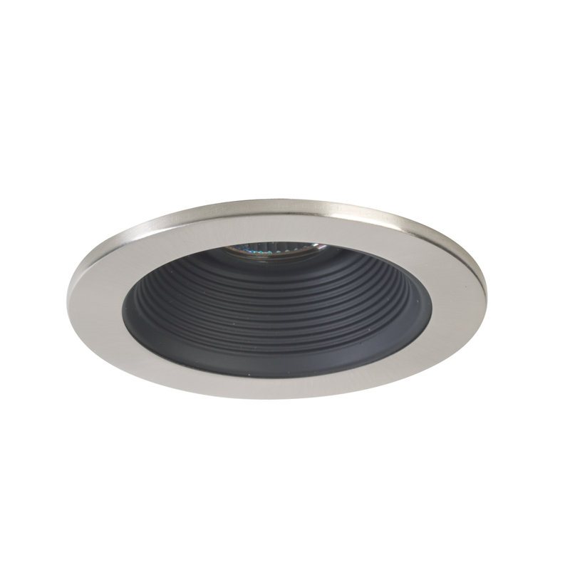 Recessed Lighting Housing for New Construction, Black, Satin Nickel