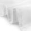 Nappe 108 "ronde de qualité supérieure pour mariage / banquet / restaurant - nappe en polyester - blanc