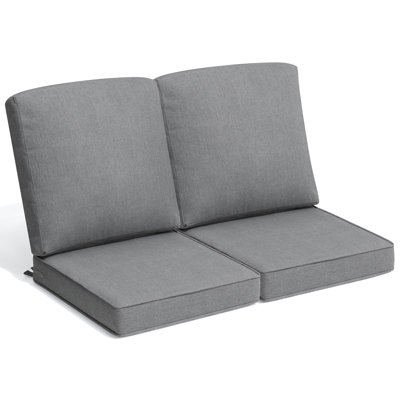 Ensemble de coussins de siège / dossier extérieurs l 21 po x P 22 po x H 3,5 po