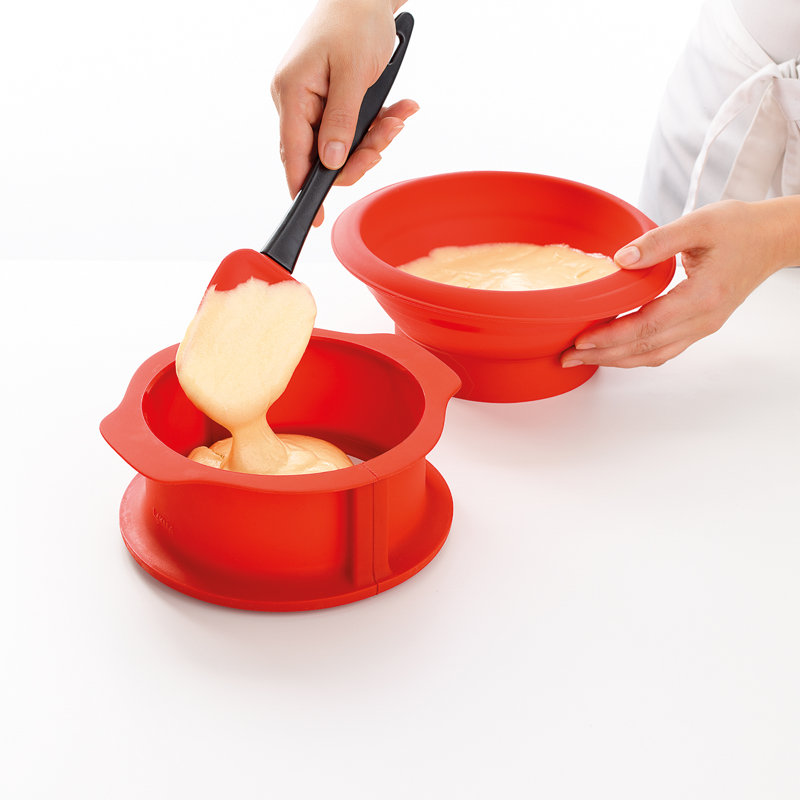 Lékué Springform Cake Mould With Plate, 15 Cm 