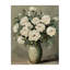 Toile abstraite avec bouquet de roses blanches, design par Petal Prints Design-2036205928