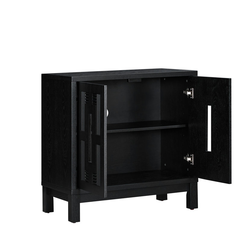 Buffet 31,5 "Mid Century, Black
