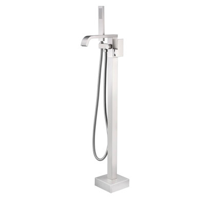 1 Handle Floor Waterfall Faucet with Diverter