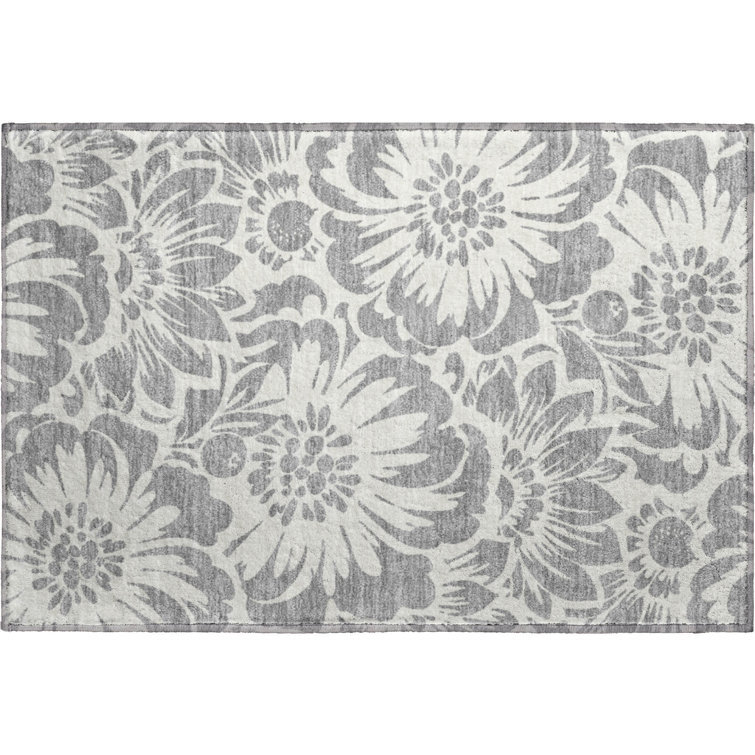 Premium Machine Washable Cerrito AMF551 Gray Rug