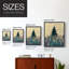 «Christmas Holiday Art DCCXLV», reproduction d'art encadrée - bois massif-864622958-864622959