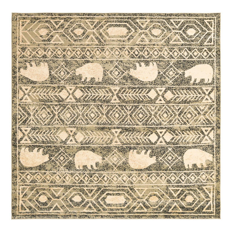 Ieshaa Indoor Rug, Square 7'10"