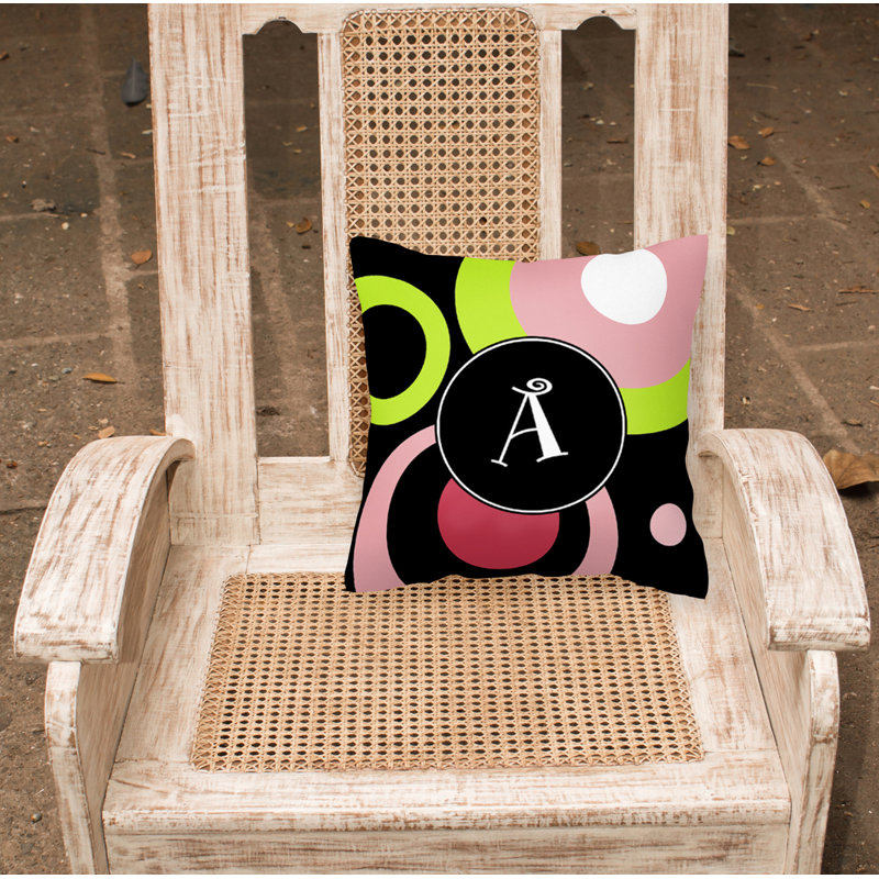  Coussin décoratif lettre 14 "Monogram" Lettre X - Retro, A