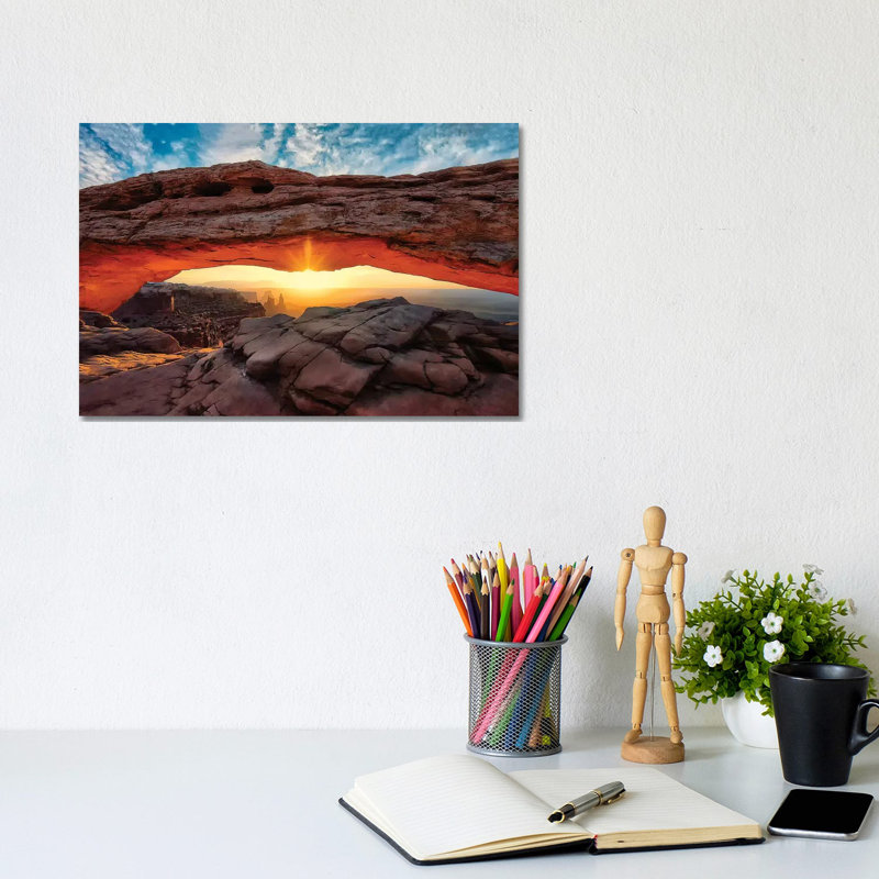 Mesa Arch by MScottPhotography - Wrapped Canvas Print, 20.32cm H x 30.48cm W x 1.9cm D