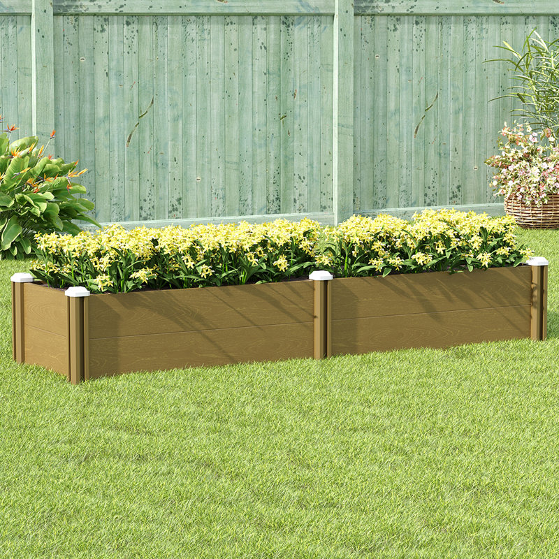 Raised Garden Bed, 33" H x 197" W x 54" D