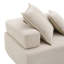 Canapé modulaire surdimensionné surdimensionné, ensemble de canapé de plancher Boucle de luxe, convertible et compressé, idéal pour une vie spacieuse et une détente confortable