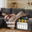 Canapé modulaire rembourré avec coussins Billie Modern-2103695006