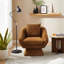 Arafaat 80Cm Wide Swivel Barrel Chair-332316392