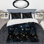 Ensemble de housse de couette abstrait - Glamour Blue Midnight Stars Galaxy III