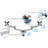 Full Motion Articulating 2 Screen Desk Mount