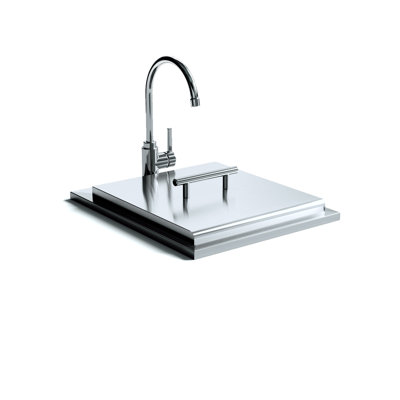 Lavabo encastré et robinet
