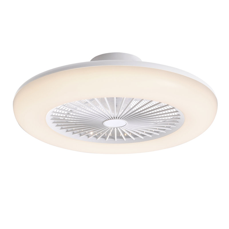 55cm Ceiling Fan with LED Lights, White