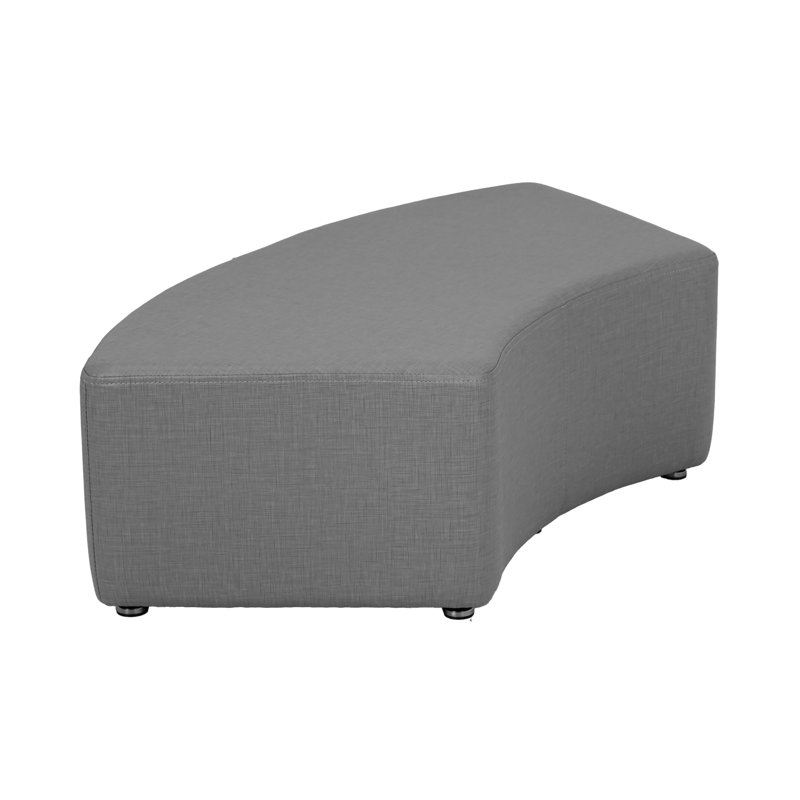 Repose-pieds rembourré S Series Pro Series 12 po, Gris foncé