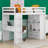 Janais Twin 6 Drawer Loft Bed with Bookcase and Built-in-Desk by Munora-1003048300