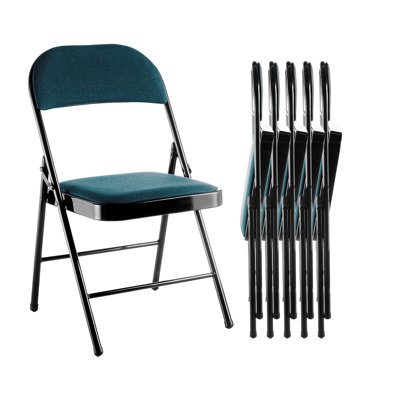 Padded Stackable Folding Chair