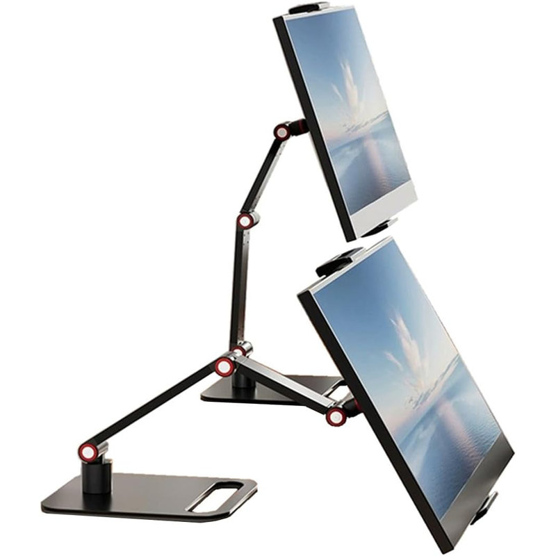 Support de moniteur portable pour écran de 6 à 17,3 pouces, support de bureau extensible 12,9 pouces