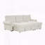 Canapé-lit modulaire convertible 95 po avec rangement pour chaise et porte-gobelets-129209410