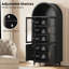 Grande armoire de rangement arquée 70,8 po-1832475013-1832475012