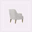 Fauteuil de 29,75 po de large Alexey