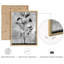 Abstrait, art floral botanique gris rustique, affiche encadrée, art mural-104788234-104788239