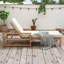 Chaise longue d'extérieur à 5 positions avec coussin-18593960