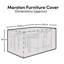 Caspin Outdoor Patio Dining Set Cover