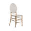 Ensemble de 2 chaises empilables en acrylique