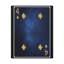 «Four Of Diamonds Space», carte de jeu sur toile, art mural-516281729