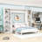 Bigham Murphy Bed with Desk and Bookshelf-26762061