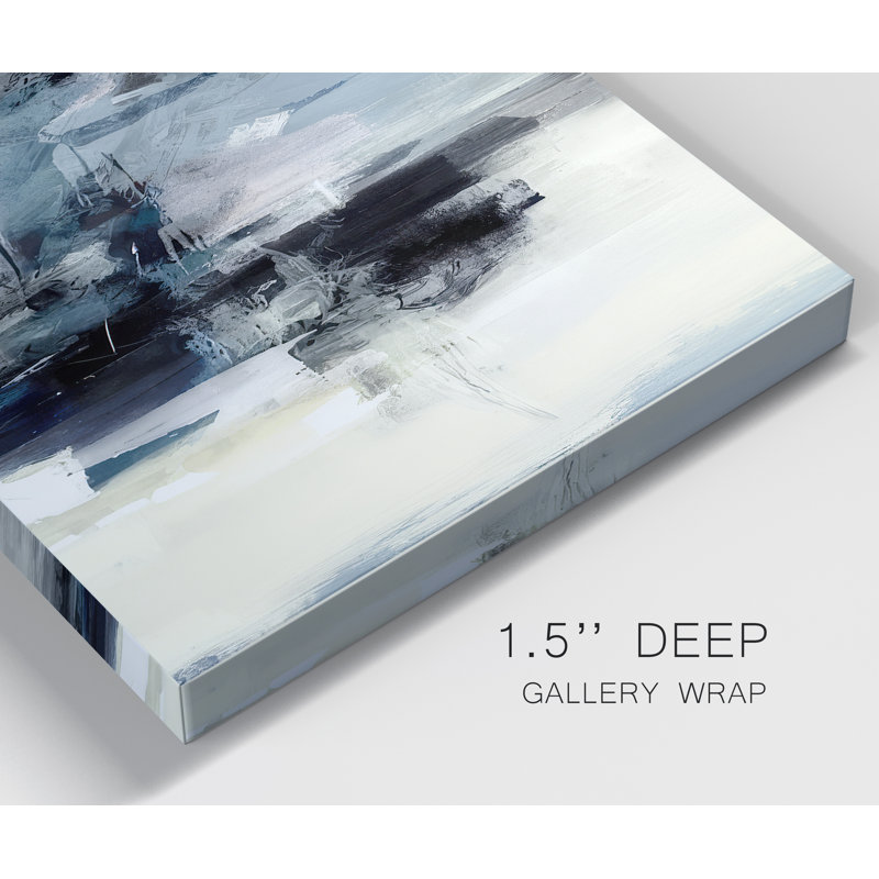 Painter's Composition Study VIII - Multi Piece Framed Canvas, 36" H x 72" W x 2" D