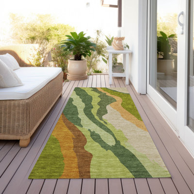 Machine Washable Indoor/Outdoor Chayden ACN1047 Rug