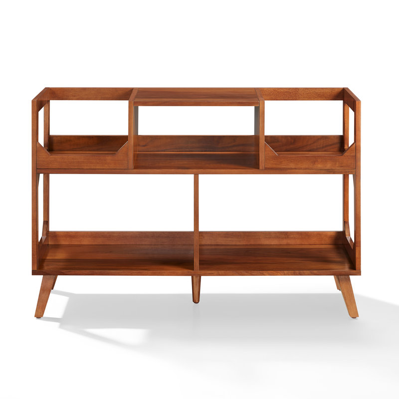 Bailey Large Record Storage Console, Walnut