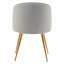 Chaise d'appoint rembourrée en velours Cohen-1312162172