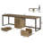78.74'' Double Computer Desk with Drawers, Long Writing Desk for Home Office-482271889