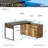 L-Shape Corner Desk with Multiple Storage