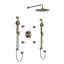 CS 3/4" Thermostatic & Pressure Balance Shower System with Multiple Functions including Body Sprays-1251810300