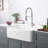 30" L x 18" W Farmhouse Kitchen Sink with Accessories