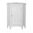 Zal Freestanding Corner Floor Accent Space-Saving Storage Cabinet with Adjustable Shelf-18821403
