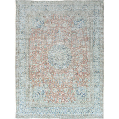 One-of-a-Kind Rectangle 9'7" X 13'5" Hand Knotted Area Rug