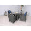Nevada 4 Seater KD Round Dining Set-562527631