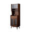Buffet brun en bois trempé 23,62 po