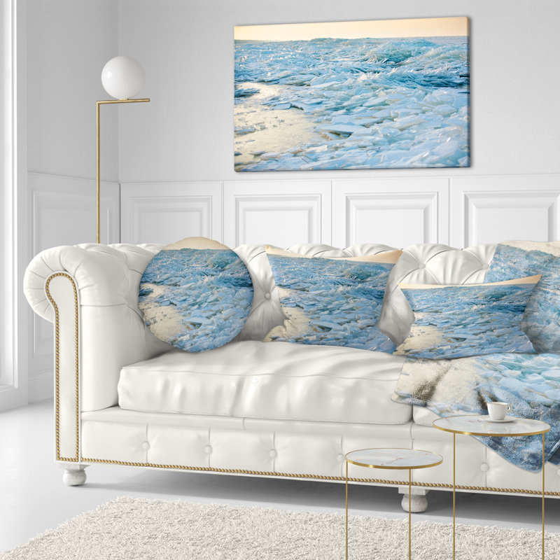 Coussin Baltic Sea Winter Landscape - Landscape