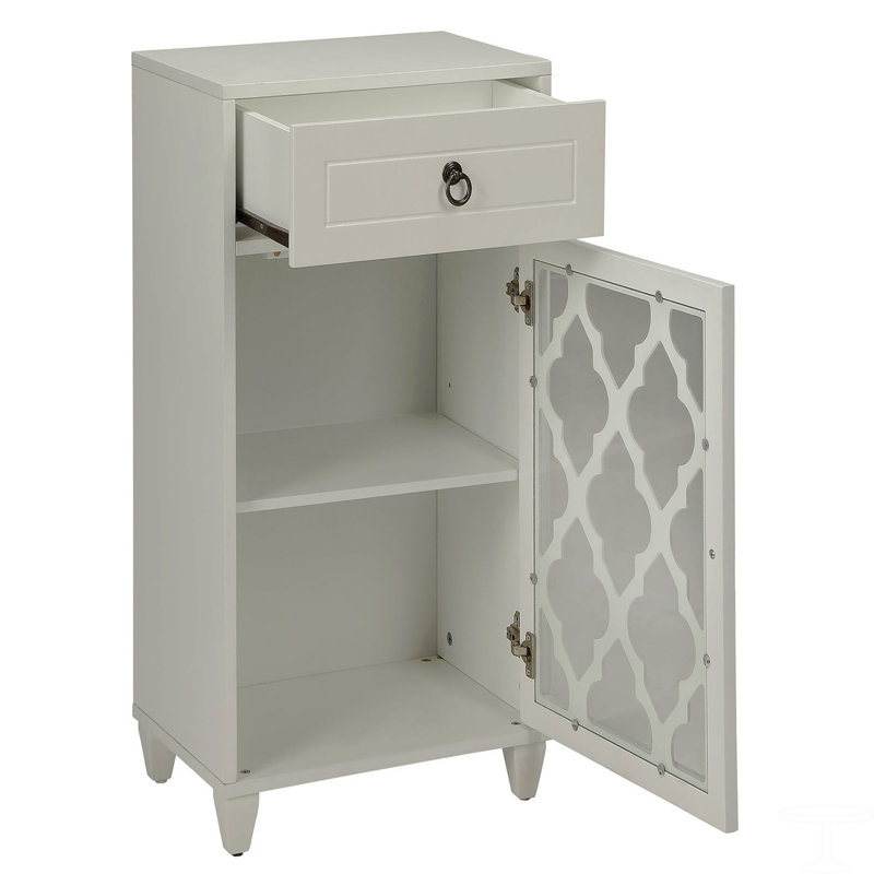 Table d'appoint avec tiroir et porte