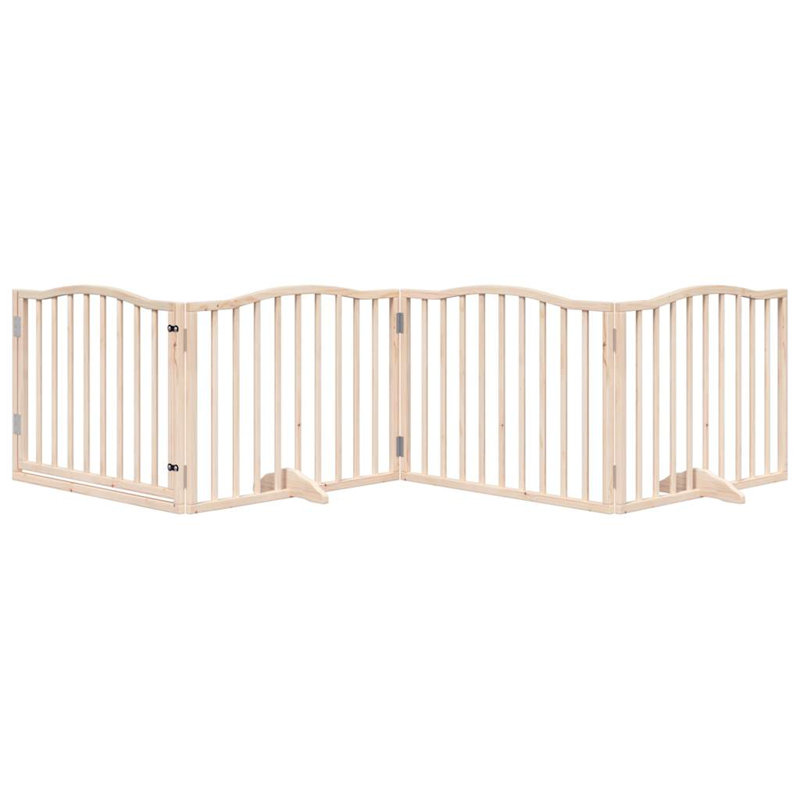 Reshunda Solid Wood Dog House Door, Beige, 60cm H x 320cm W x 2cm D