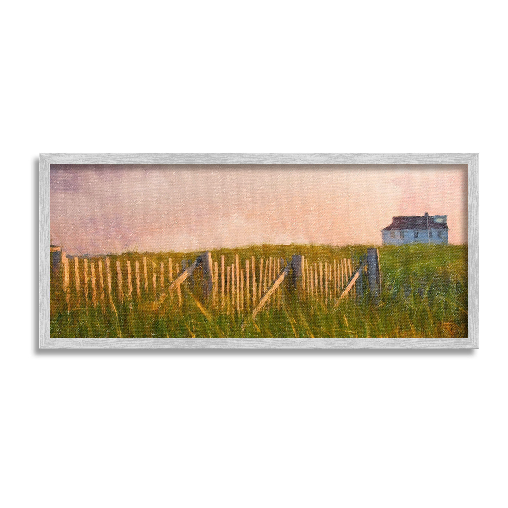 Stupell Industries Nautical Beach Cottage Framed Giclee Art by ...